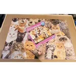 All the Cats by Peter Pauper Press 1000 Piece Jigsaw Puzzle Complete